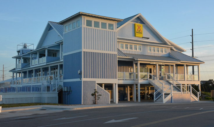 KOA campground and RV park in Waves