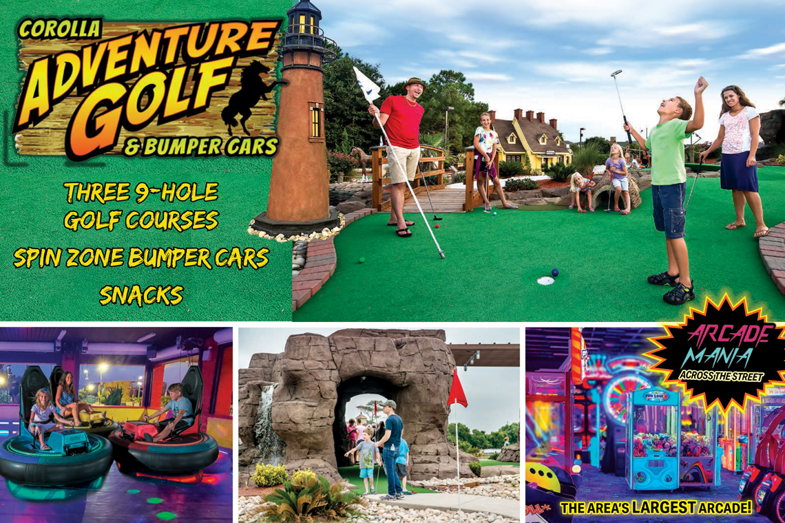 Corolla Adventure Golf and Bumper Cars