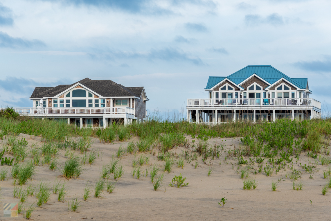 Oceanfront homes in Waves NC